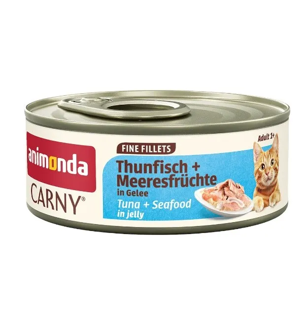 ANIMONDA Carny Fine Fillet in Jelly - Tuna + Seafoods 60g
