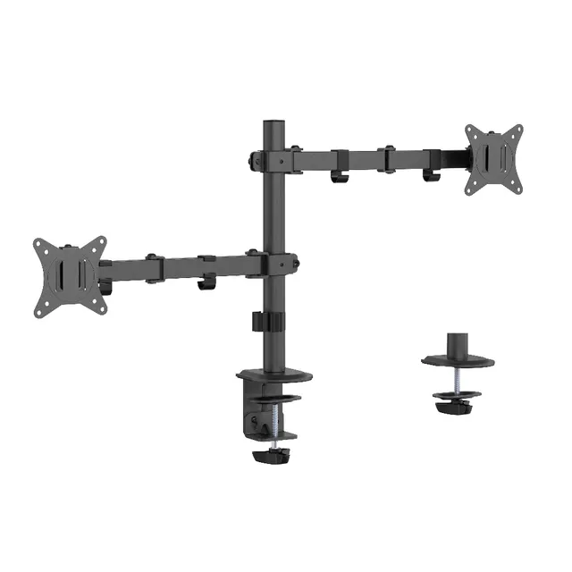 GEMBIRD BIURKOWE REGULOWANE RAMIĘ/UCHWYT NA 2 MONITORY 17-32 VESA 100X100MM DO 9 KG
