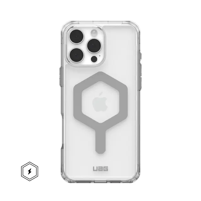 Etui UAG Urban Armor Gear Plyo MagSafe do telefonu Apple iPhone 16 Pro Max Lód (przezroczysty)/srebrny
