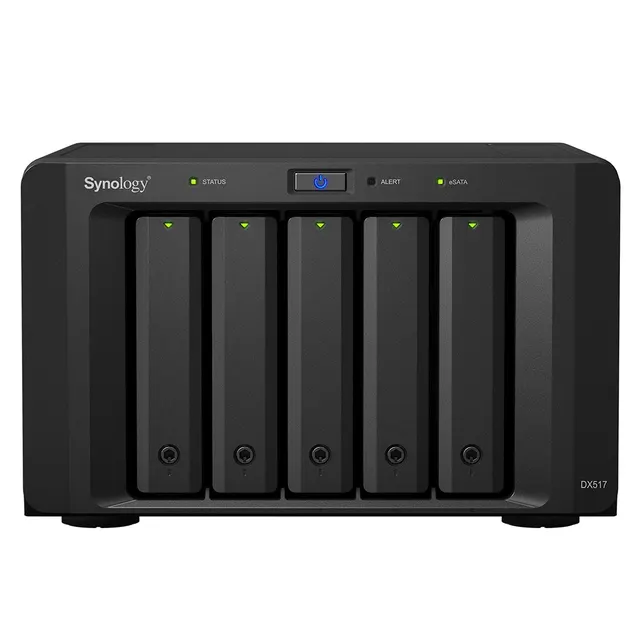 Expansion unit Synology DX517; Tower; 5x 3.5 /2.5 SATA HDD/SSD (dla DS923+ DS723+ DS1522+)