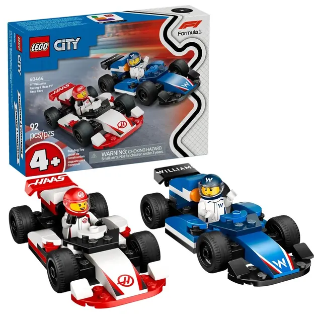 LEGO City 60464 - Bolidy F1 Williams Racing i Haas F1