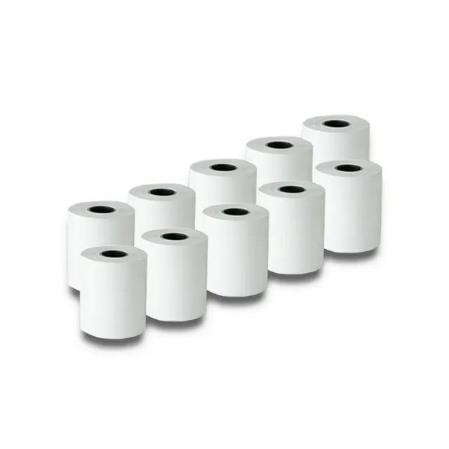 QOLTEC ROLKA TERMICZNA 57X27, 55G/M2, 10SZT, BPA FREE