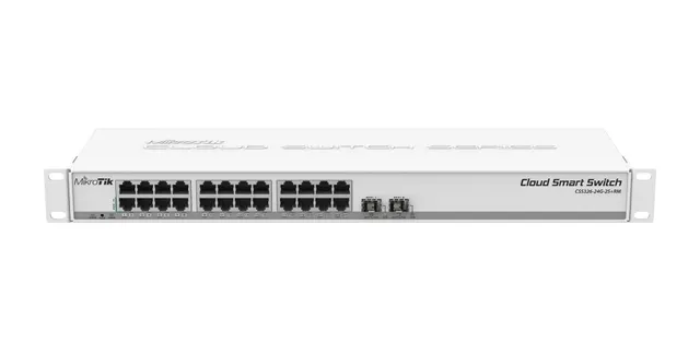 Switch Mikrotik CSS326-24G-2S+RM 26p Managed Gigabit/10G