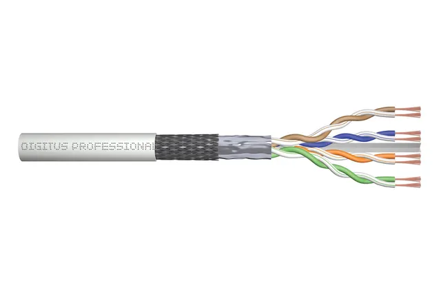 Digitus Kabel typu linka kat.6 SF/UTP AWG 26/7 LSOH 100m szary karton