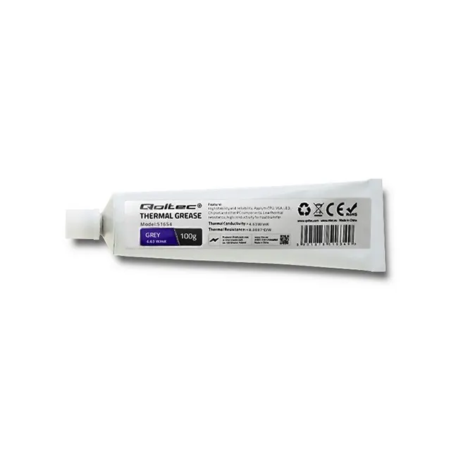 QOLTEC PASTA TERMOPRZEWODZĄCA 4.63 W/M-K, 100G, SZARA