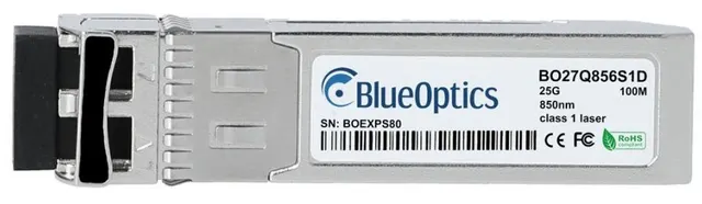 BlueOptics JNP-SFP-25G-SR moduł przekaźników sieciowych Swiatłowód 25000 Mbit/s SFP28 850 nm