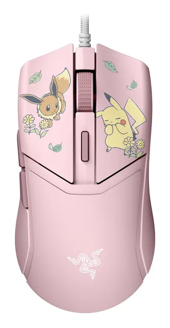 Razer Cobra – Pikachu & Eevee Edition myszka Gaming Dla praworęcznych USB Typu-A Optyczny 8500 DPI
