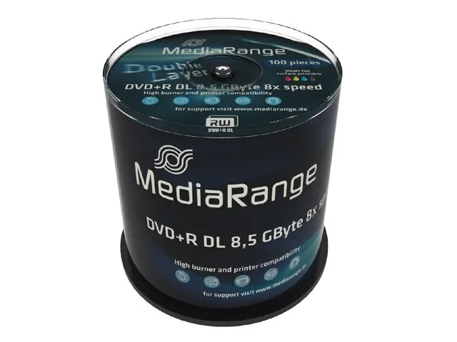 MediaRange MR471 płyta DVD 8 5 GB DVD+R DL 100 szt.