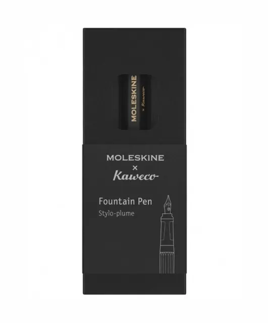 MOLESKINE KAWECO pióro wieczne M czarne