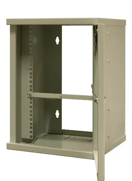 EmiterNet Szafa wisząca lekka niedzielona 19'' 12U drzwi blacha/szkło 550×450×590mm szer./gł./wys.