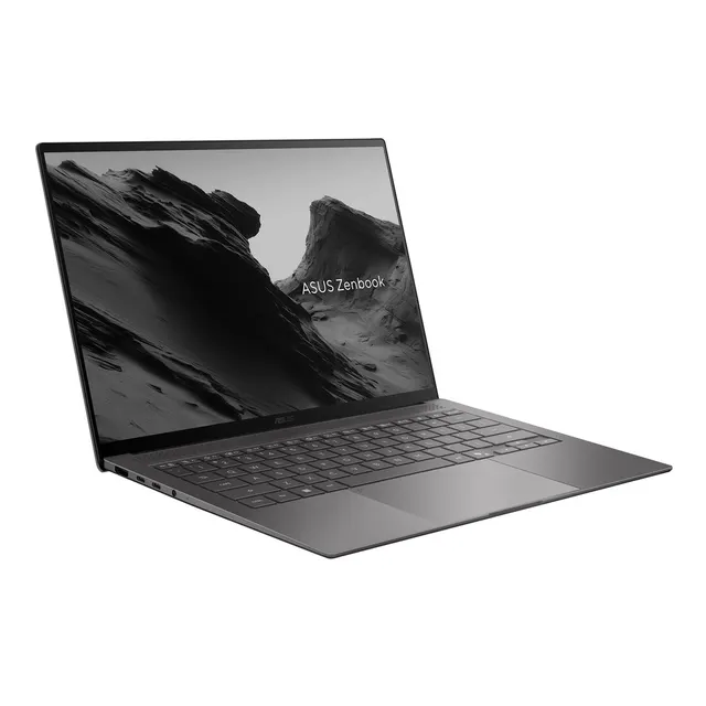 ASUS Zenbook S 14 UM5406GA-SU305X Ryzen AI 9 465 14.0 3K OLED 120Hz 500nits 32GB LPDDR5X SSD1TB Radeon Graphics WiFi7+BT CamFHD 77WHrs W11Pro Aluminum Antrim Gray