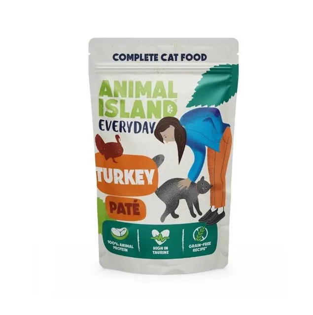 ANIMAL ISLAND Everyday Mokra Karma dla Kota Pasztet Indyk 100g