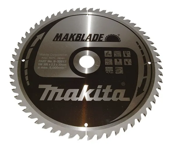 Piła tarczowa Makita 305x30x60z Makblade Drewno