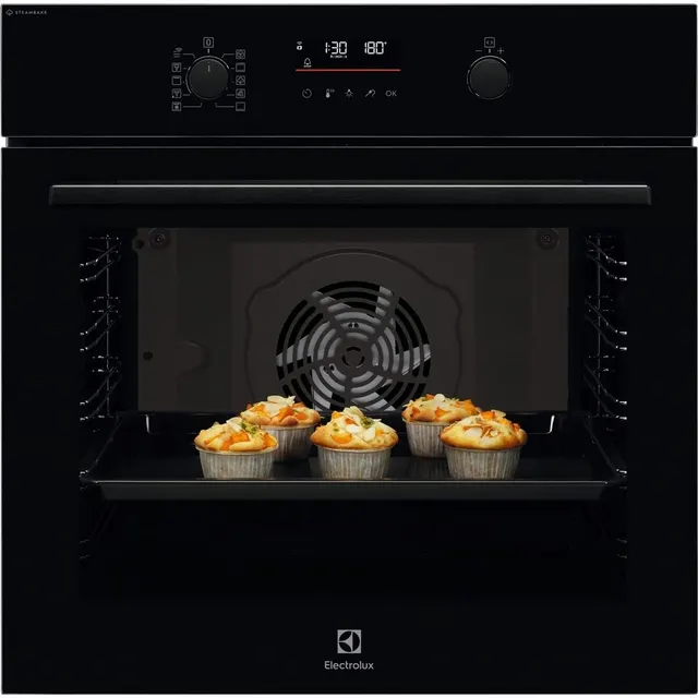Piekarnik parowy ELECTROLUX EOD6F77WZ 72 l, SteamBake, kataliza, SoftClosing, czarny