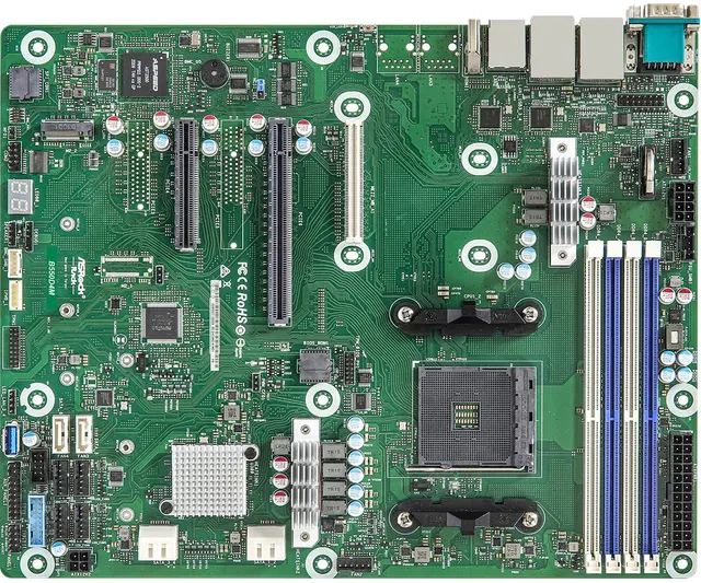 Płyta główna ASRock B550D4M 1x AM4 AMD Ryzen B550 (SATA 1xM.2 2xGbE IPMI)
