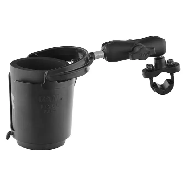 Uchwyt na napoje RAM® Level Cup 16oz z podstawą U-Bolt - szyny .5 - 1 25