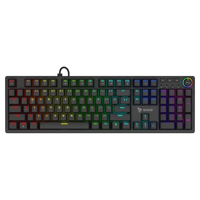 SAVIO KLAWIATURA MECHANICZNA STYX OUTEMU BLUE HOT SWAP RGB