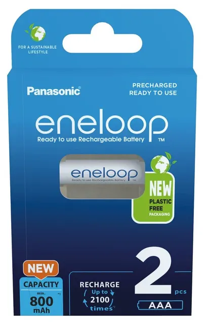 PANASONIC ENELOOP AAA 800mAh 2 szt