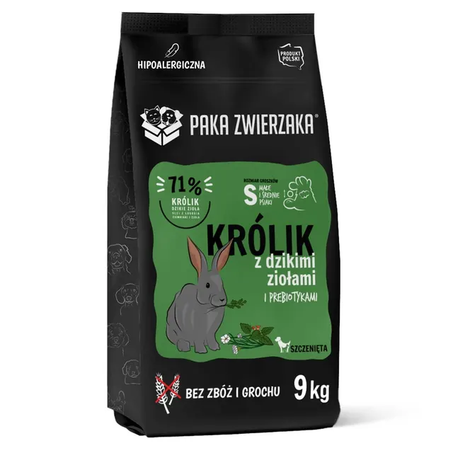 Paka Zwierzaka Seventh Heaven Królik z dzikimi ziołami PUPPY ''S'' 9kg