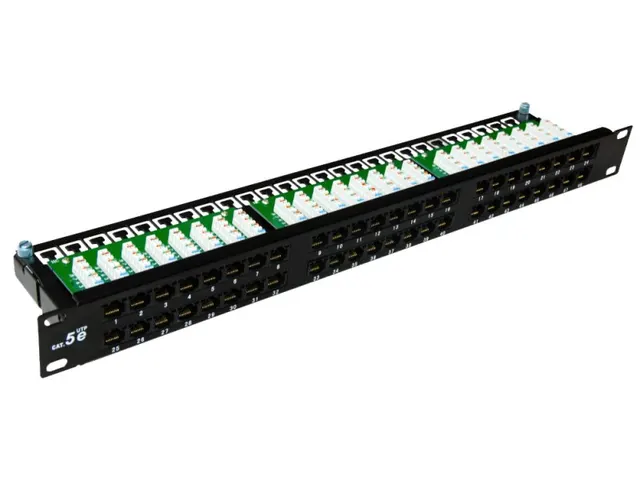 Patch panel A-LAN PK033 (1U; 19 ; kat. 5e; UTP; 48xRJ-45)