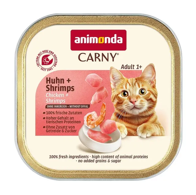 ANIMONDA CARNY karma dla kota kurczak krewetki 85g