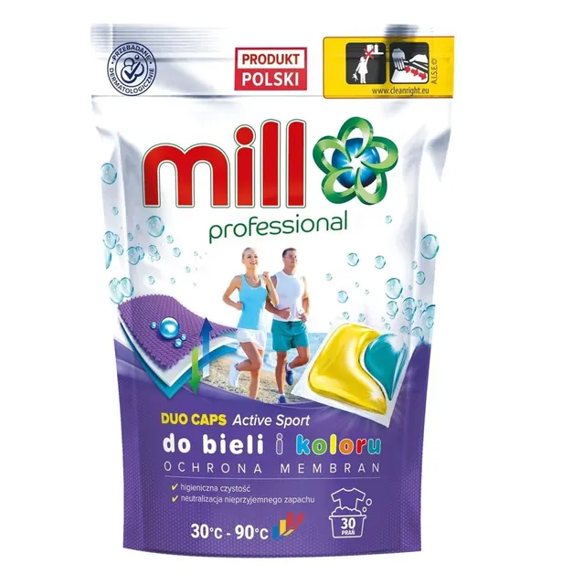 MILL Kapsułki do prania Professional DUO CAPS ACTIVE SPORT 30szt