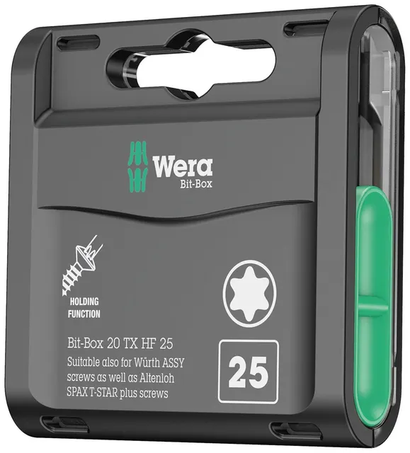 Zestaw Bit-Box 20 TX HF TX 20MM 20 sztuk WÜRTH SPAX