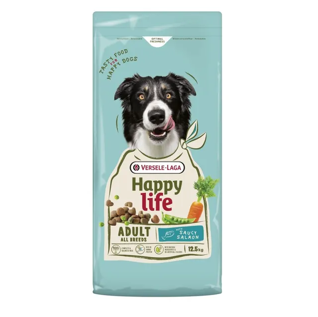 Versele Laga HappyLife karma sucha z łososiem dla psów dorosłych 12 5kg