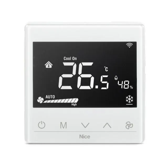 Termostat do sterowania temperaturą Nice Fan2-Control White