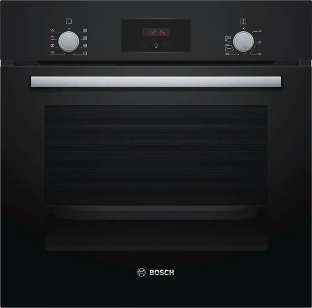 Piekarnik elektryczny BOSCH HBF153BB0 Serie 2 71 l, termoobieg, grill, EcoClean, czarny