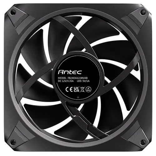 Antec Orbit 120 ARGB FAN Obudowa komputera Wentylator 12 cm Czarny