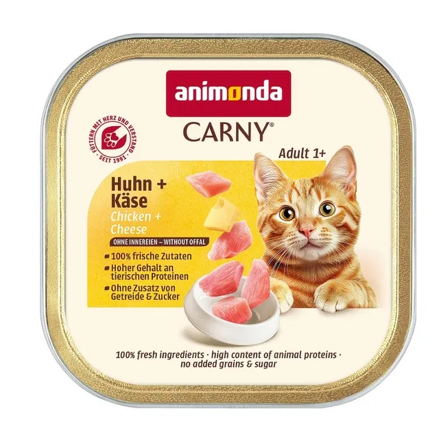 ANIMONDA CARNY karma dla kota kurczak ser 85g