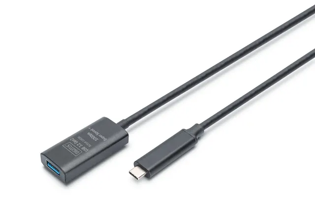 Digitus Aktywny przedłużacz USB 3.2 Gen2 10G USB-C - USB-A 5m