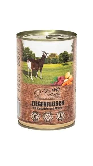 O'CANIS Koza z ziemniakami pietruszką i marchewką - mokra karma dla psa - 400 g