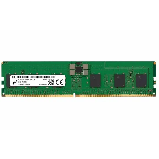 Micron RDIMM 16GB DDR5 1Rx8 6400MHz PC5-51200 ECC REGISTERED MTC10F1084S1RC64BD2R