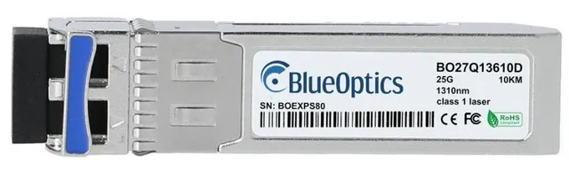 Kompatybilny transceiver Cisco SFP-25G-LR BlueOptics SFP28 LC-Duplex 25GBASE-LR światłowód jednomodowy 1310nm 10KM DDM 0°C/+70°C