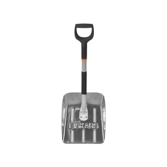 Łopata do śniegu Fiskars 1000740 szufla/łopata Aluminium Plastik Czarny Szary Pomarańczowy