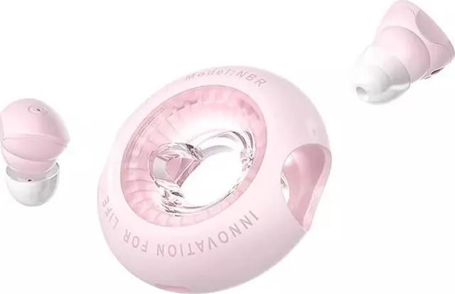Słuchawki bezprzewodowe Vention Donut-Shaped BT 5.3 IPX4 różowe