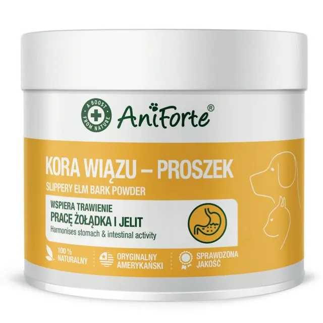 AniForte KORA WIĄZU – PROSZEK NA WSPARCIE TRAWIENIA DLA KOTA/PSA 100g