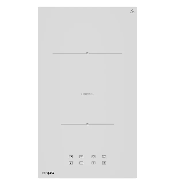 Płyta indukcyjna Akpo PIA 6802 30 cm, 2 pola, PowerBoost, timer, biały