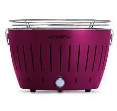 LotusGrill G34 U PU grill Czajnik Węgiel drzewny (paliwo) Fioletowy
