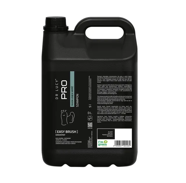 Szampon ułatwiający rozczesywanie dla psów o długiej lejącej sierści Dr Lucy Pro Easy Brush Z - 5 l