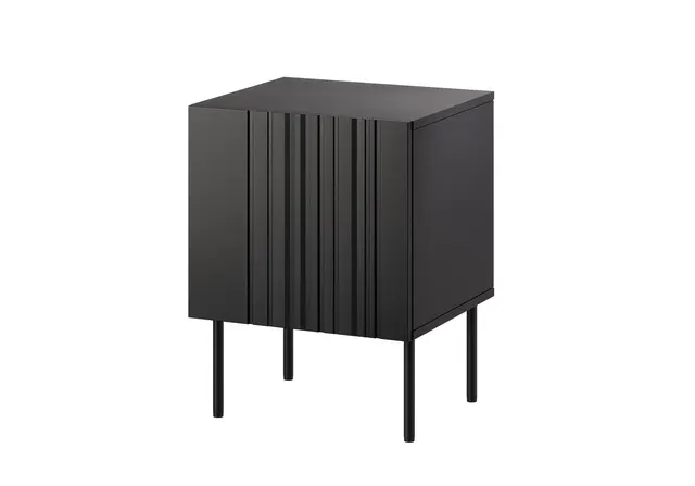 Szafka nocna 2szt ISLA 44 5x40x59 czarny mat