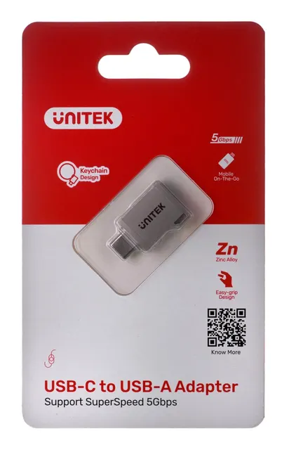 UNITEK ADAPTER USB-C-USB-A 3.1 GEN1 M/F A1025GNI