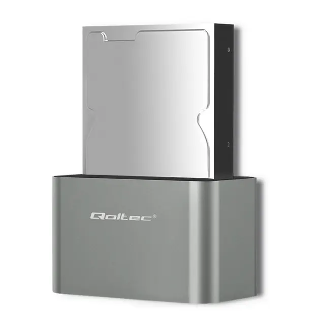 QOLTEC STACJA DOKUJĄCA HDD/SSD, 2.5 /3.5 SATA, USB 3.0