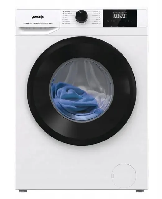 Pralka Gorenje W3NGPI62SBS/PL 6 kg 1200 obr/min Slim, SteamTech, silnik Inverter PowerDrive, DrumClean
