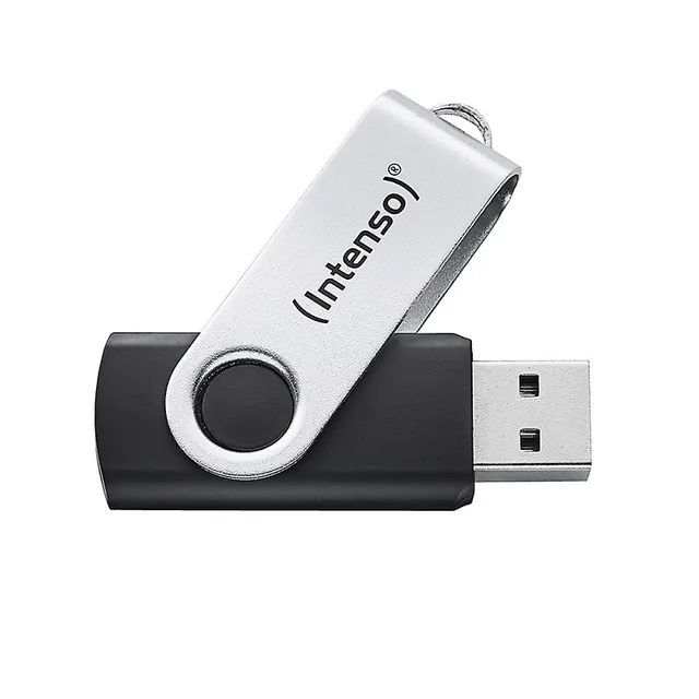 Intenso USB 256GB OFFICE LINE 3.2 Gen1 Silver-Black pamięć USB USB Typu-A 3.2 Gen 1 (3.1 Gen 1) Czarny Srebrny