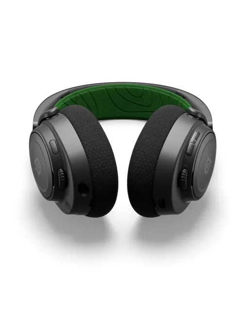 Steelseries Arctis Nova 7X Zestaw słuchawkowy Przewodowy i Bezprzewodowy Opaska na głowę Gaming USB Type-C Bluetooth Czarny Zielony