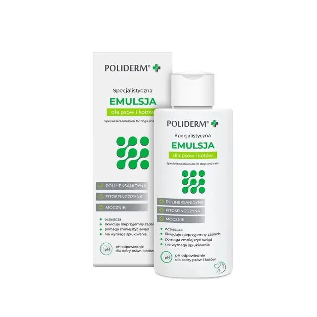 JM SANTE POLIDERM EMULSJA stany zapalne skóry 140ml