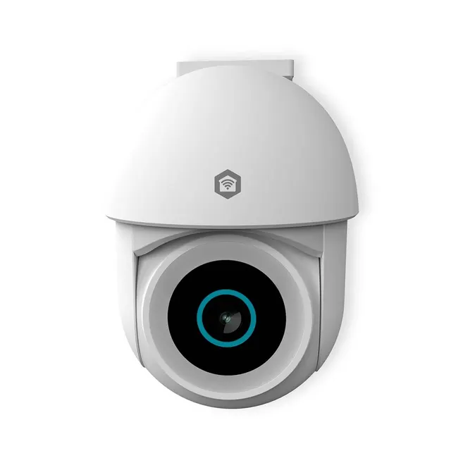 Kamera zewnętrzna Nedis Smartlife Wifi IP65 czujnik ruchu night vision biały